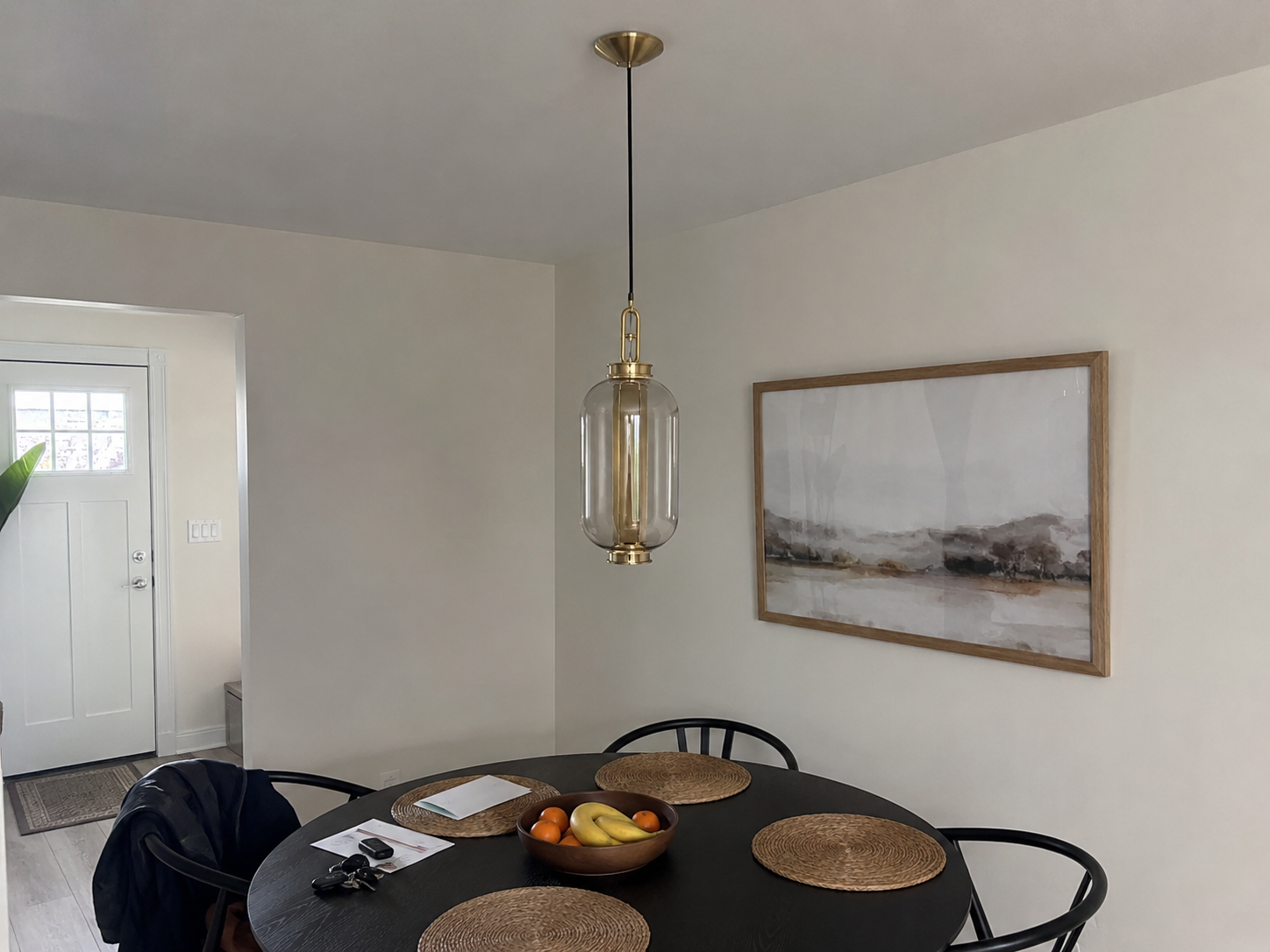 Isabelle | Amber Glass Lantern Pendant