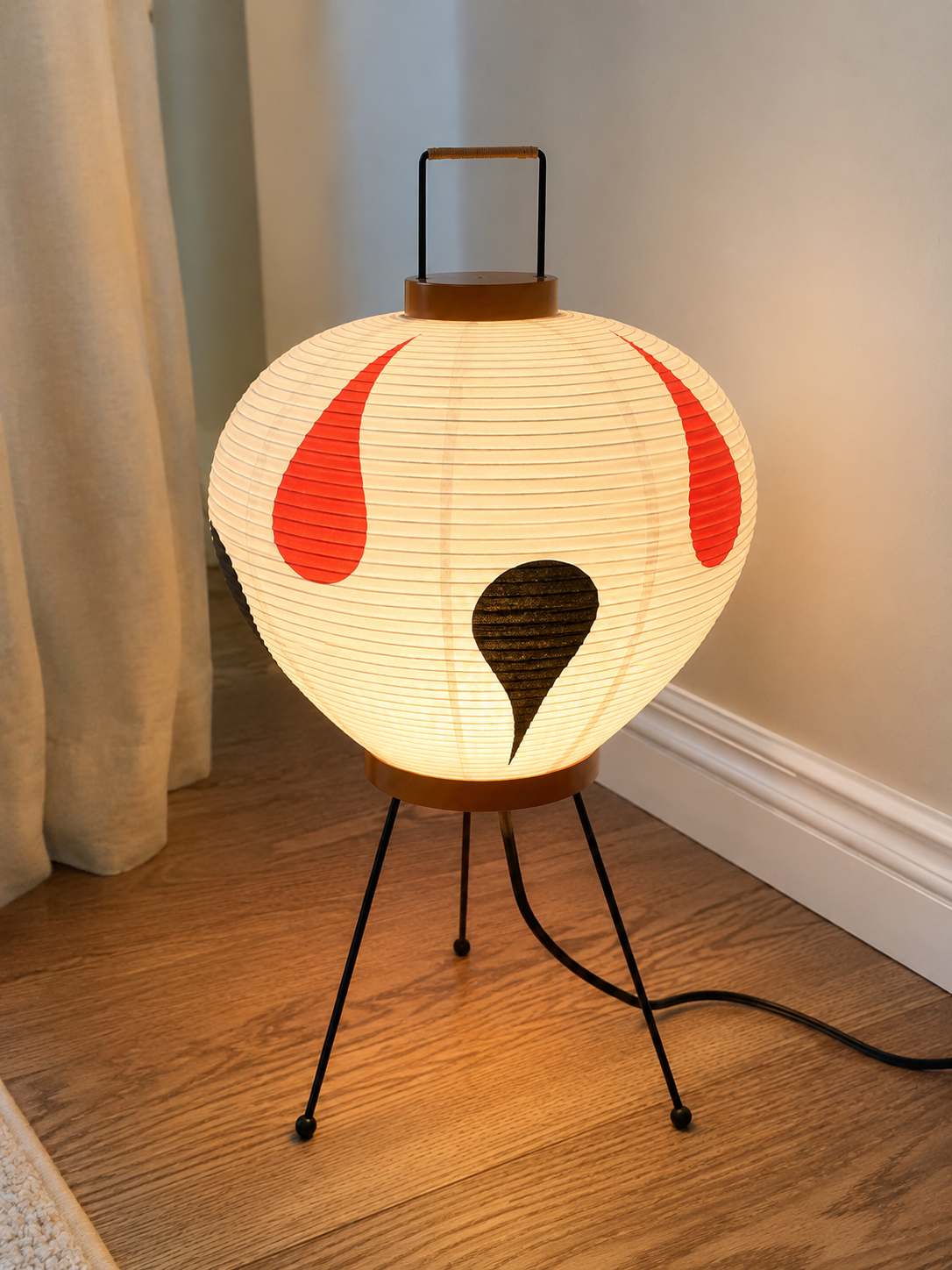 Riku | Japanese Rice Paper Lantern Floor Lamp