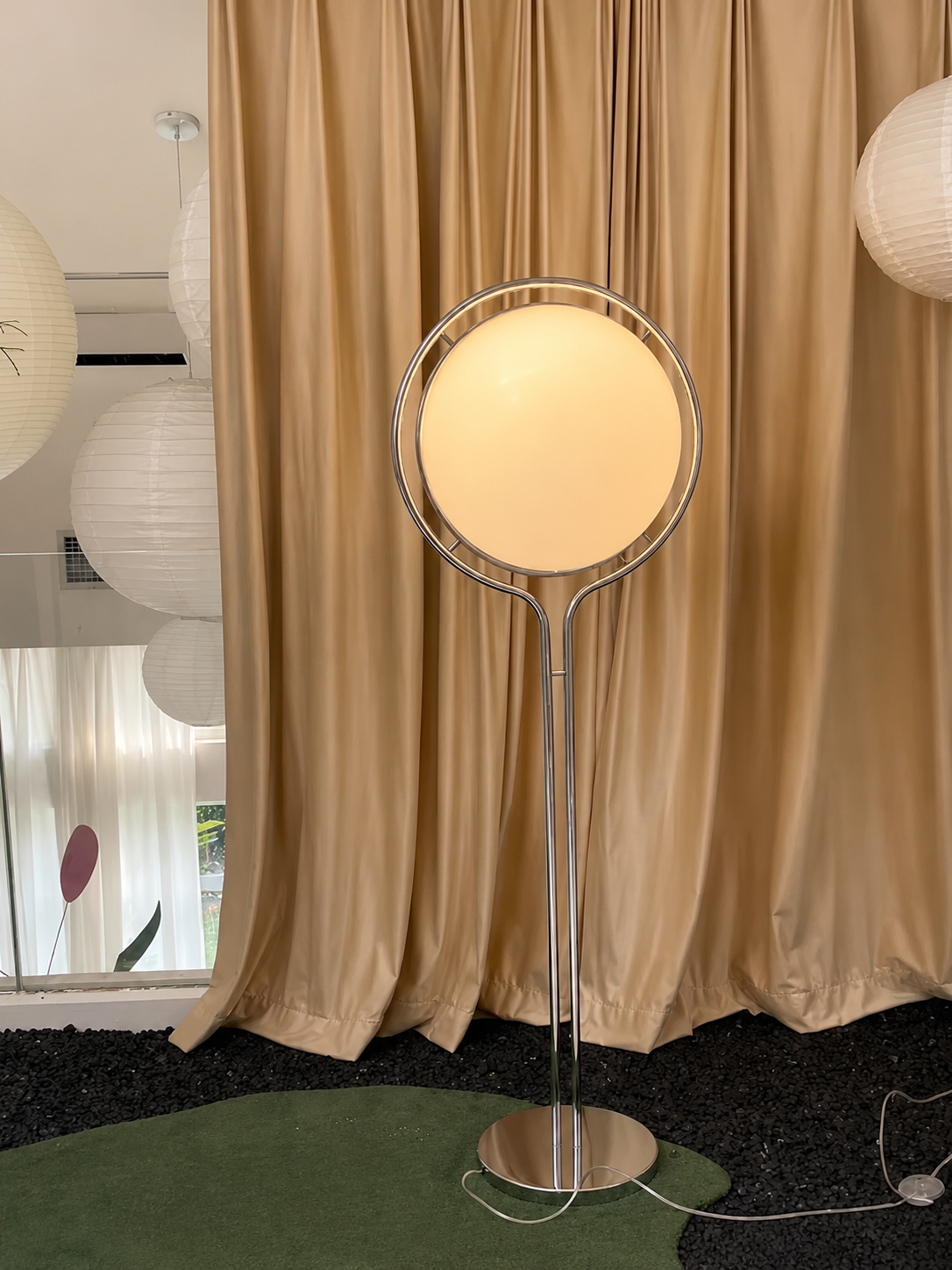 Callan | Bauhaus Acrylic Globe Floor Lamp