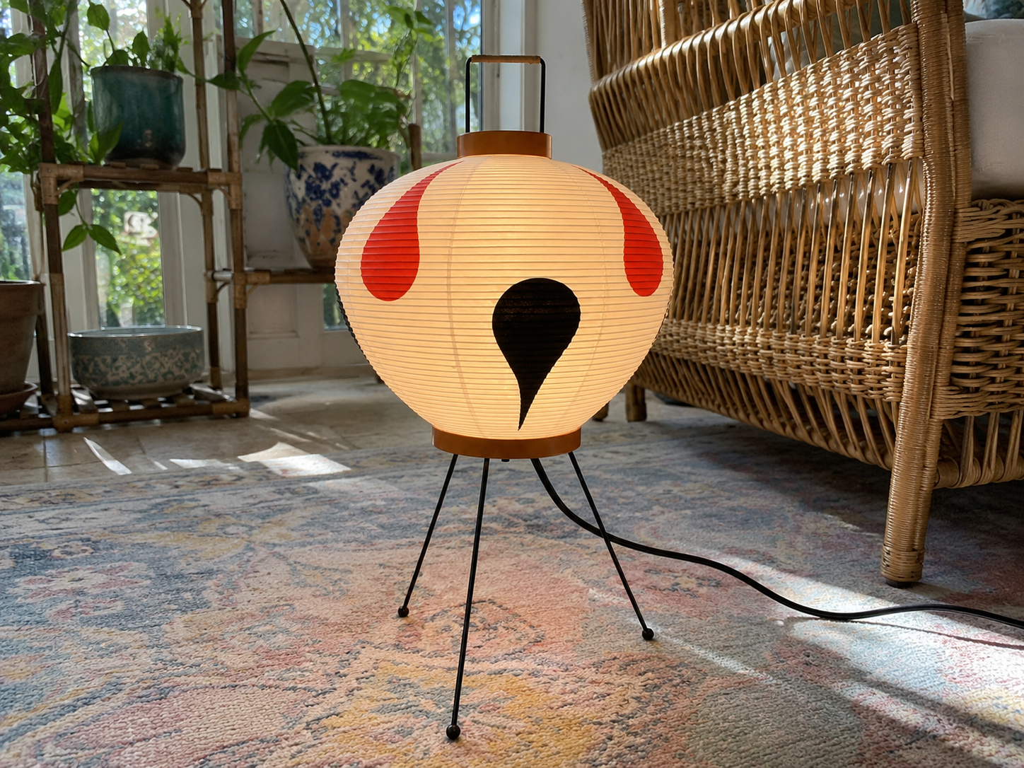Riku | Japanese Rice Paper Lantern Floor Lamp