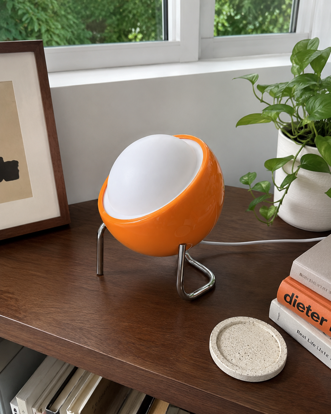 Coraline | Bauhaus Glass Globe Table Lamp