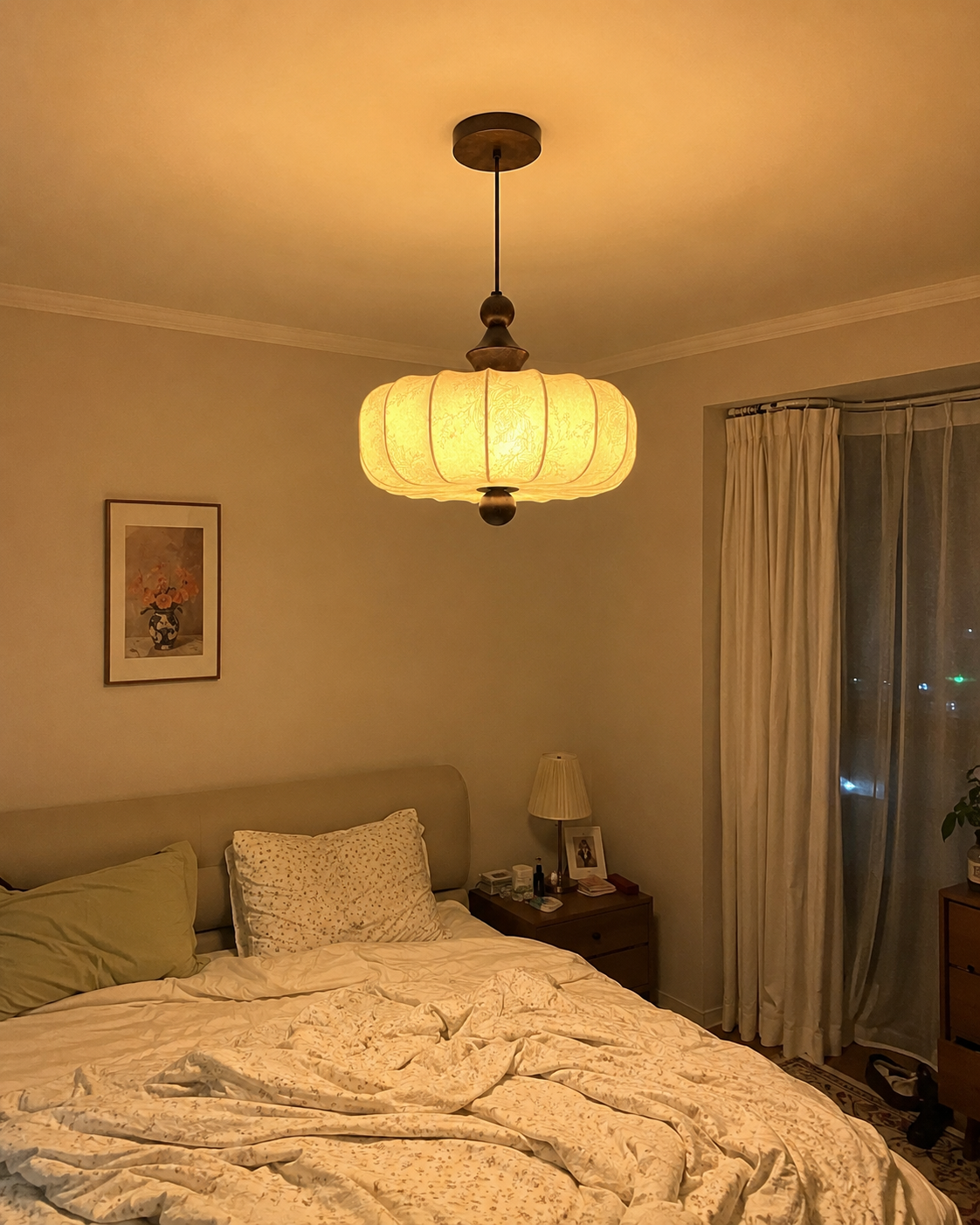 Juliette | Pleated Petal Pendant