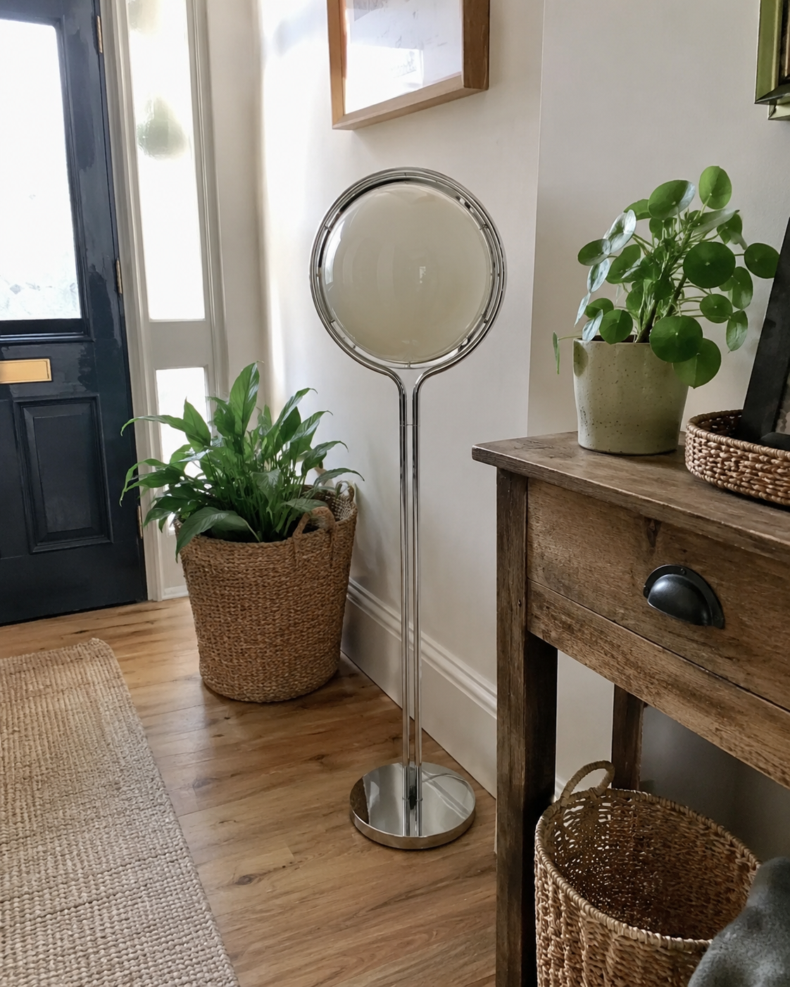 Callan | Bauhaus Acrylic Globe Floor Lamp