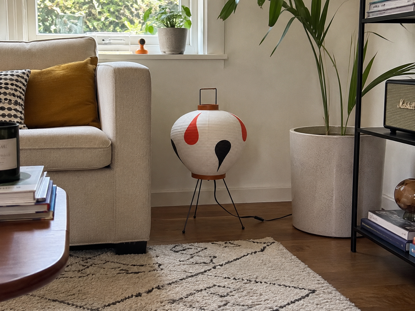 Riku | Japanese Rice Paper Lantern Floor Lamp