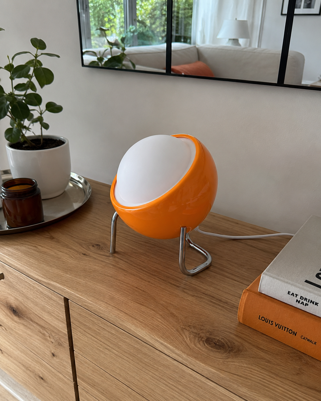 Coraline | Bauhaus Glass Globe Table Lamp