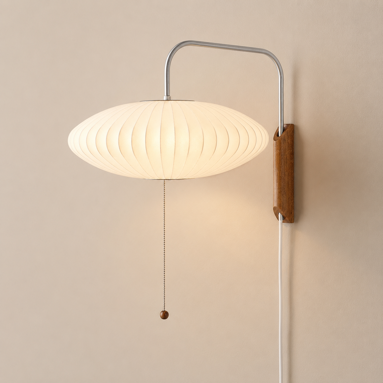 Kai | Silk Cocoon Wall Sconce