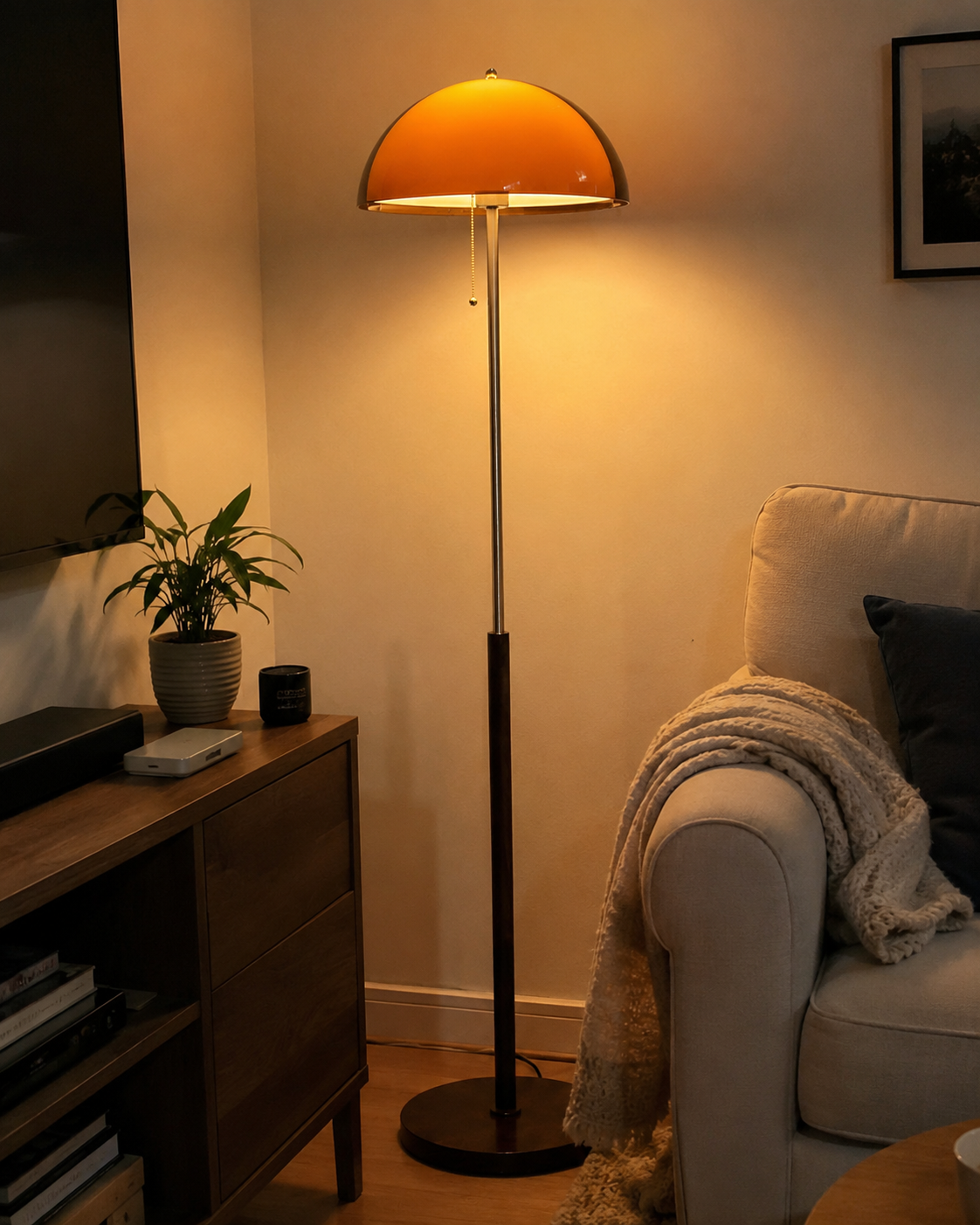Dusk | Mushroom Dome Floor Lamp