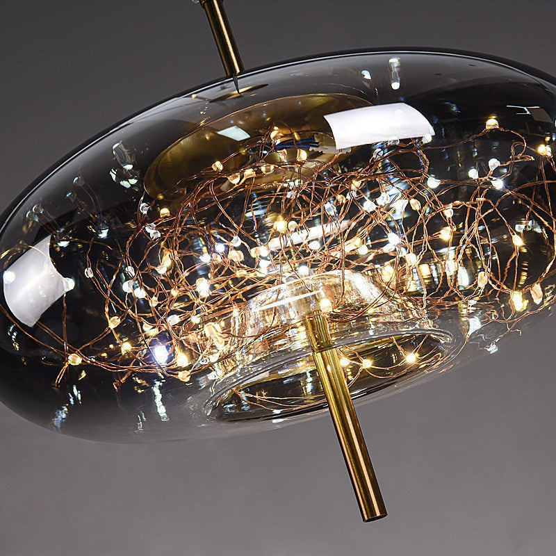 Nordic Style Glass Pendant Light for Bar and Hotel
