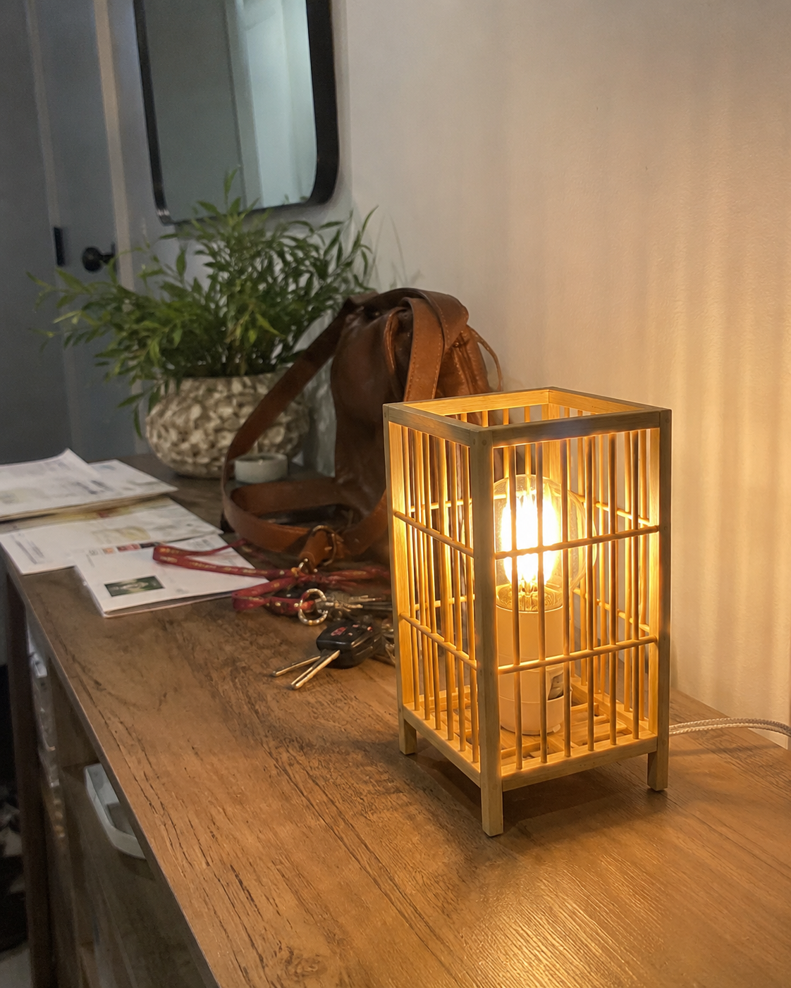 Shoji | Bamboo Lantern Table Lamp