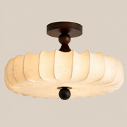 Amelie | Pleated Petal Flush Mount