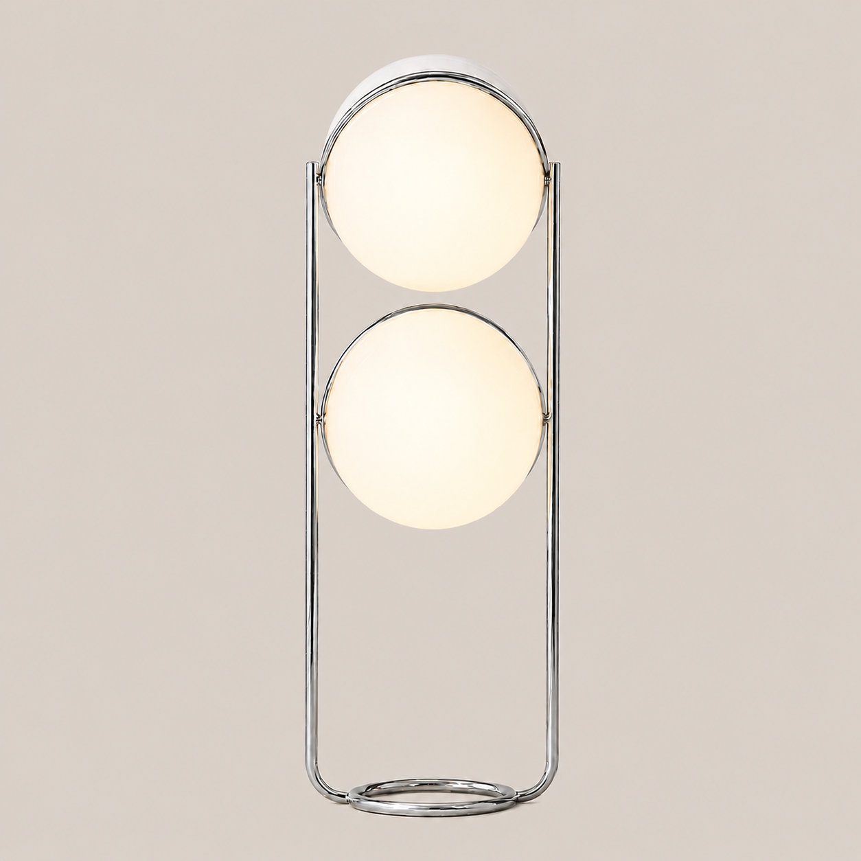 Rune | Bauhaus Acrylic Globe Floor Lamp
