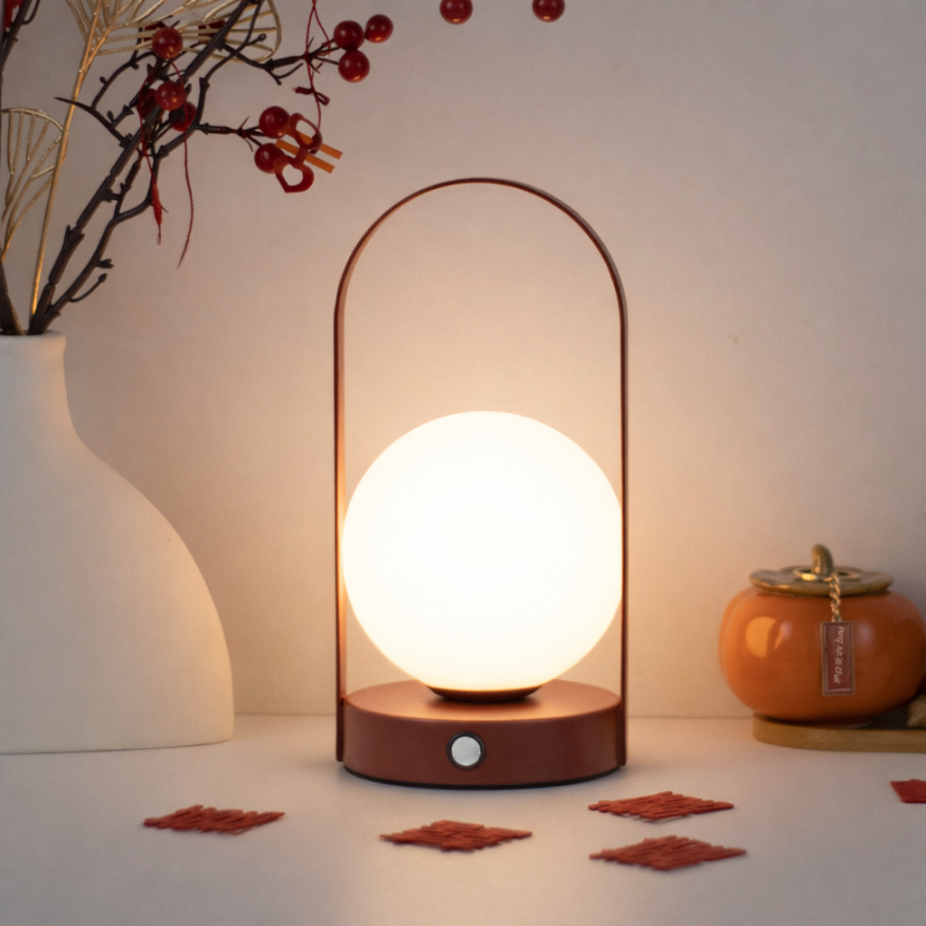 Wedding Bedroom Table Lamps in Red (Pair) for Newlyweds