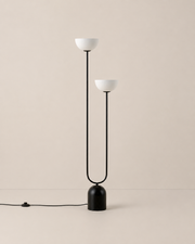 Roman | Dual-Head Arc Floor Lamp