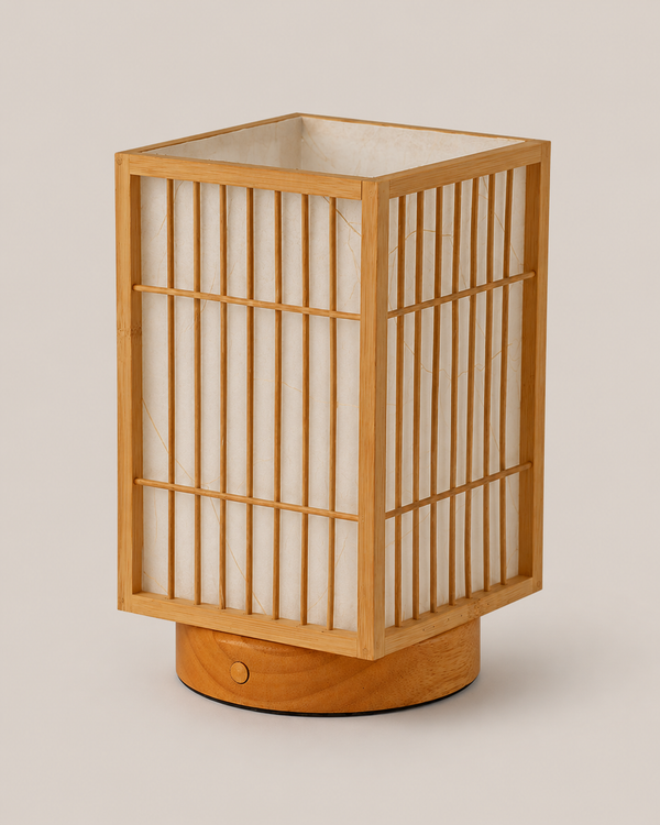 Kyoto | Handcrafted Bamboo Tatami Table Lamp