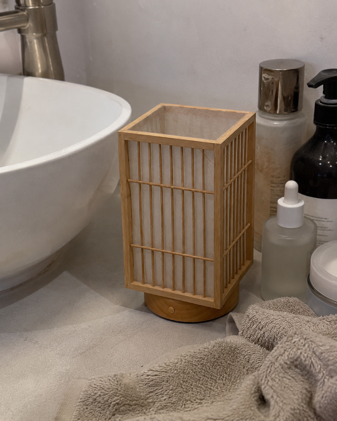 Kyoto | Handcrafted Bamboo Tatami Table Lamp