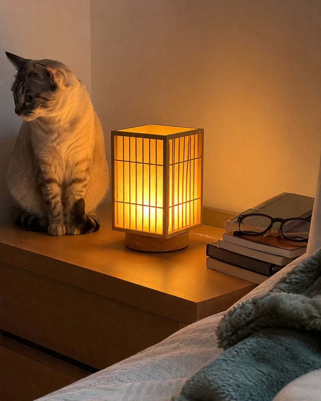 Kyoto | Handcrafted Bamboo Tatami Table Lamp