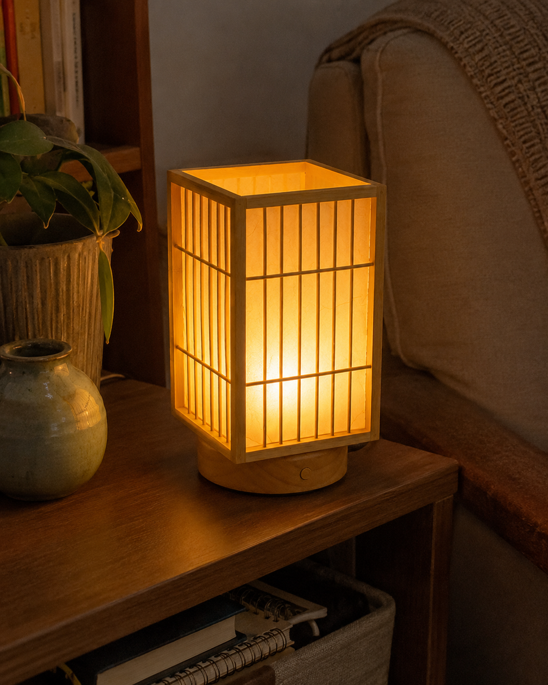 Kyoto | Handcrafted Bamboo Tatami Table Lamp