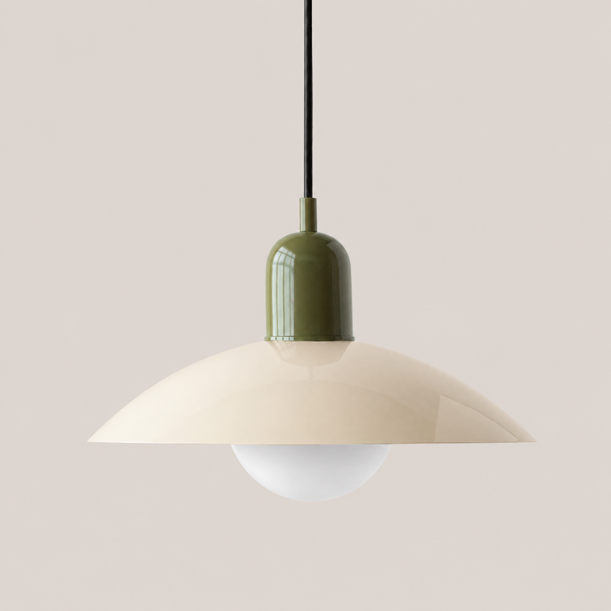 Arlo | Retro Two-Tone Dome Pendant Light