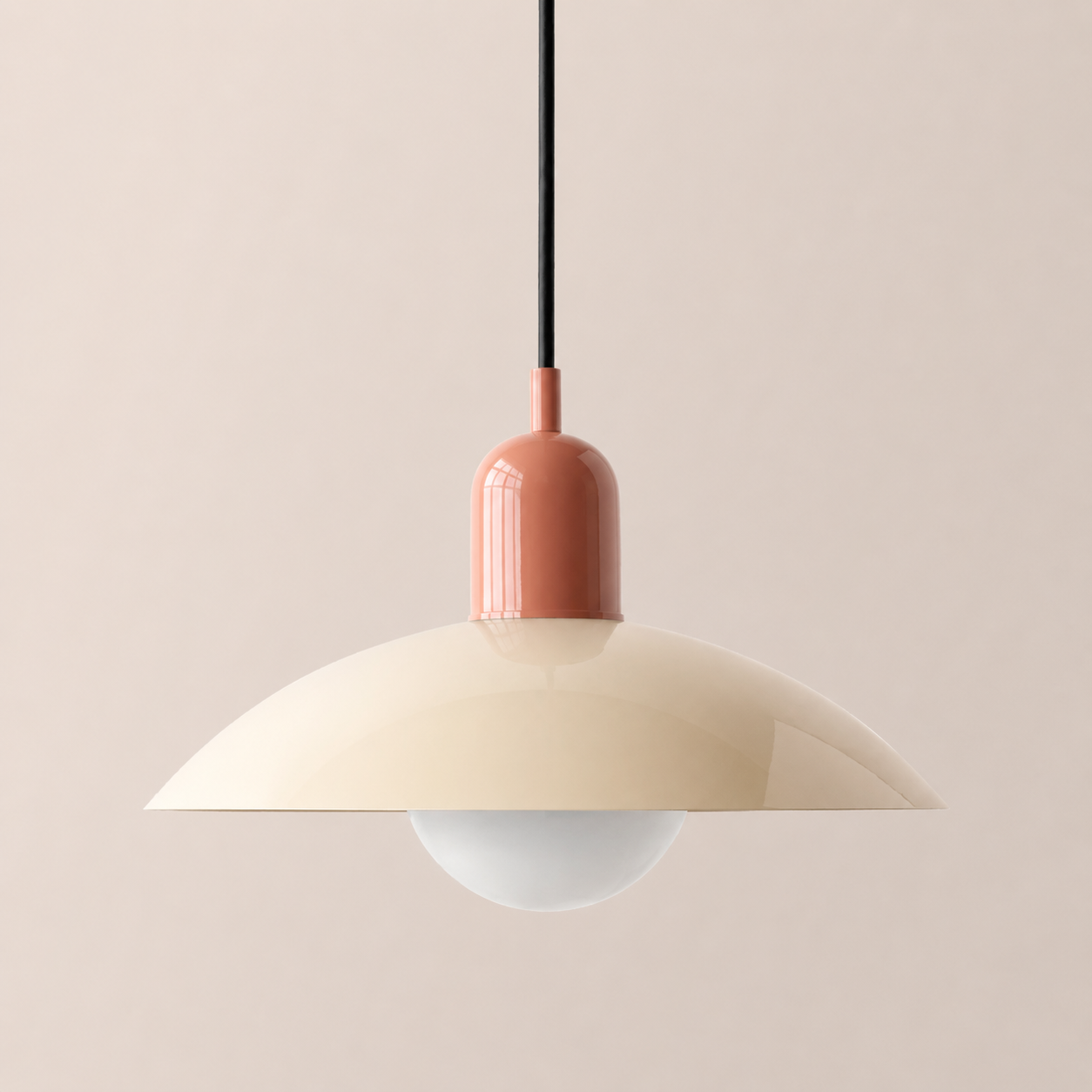 Arlo | Retro Two-Tone Dome Pendant Light