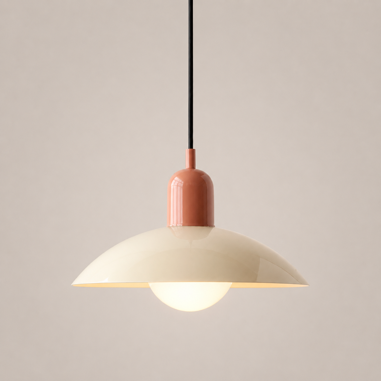 Arlo | Retro Two-Tone Dome Pendant Light
