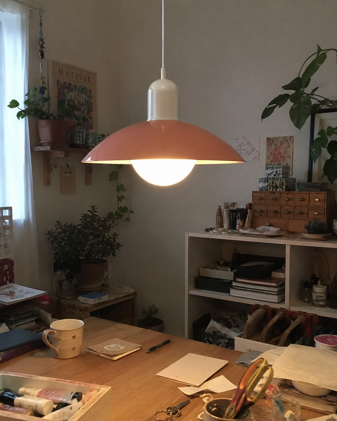 Arlo | Retro Two-Tone Dome Pendant Light
