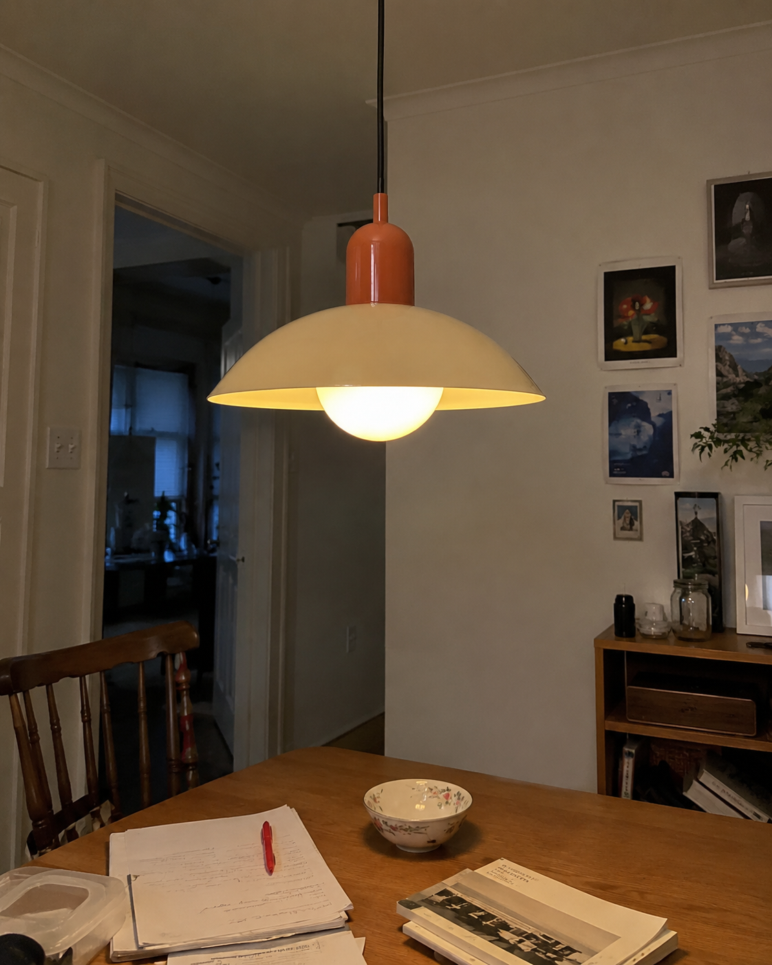 Arlo | Retro Two-Tone Dome Pendant Light