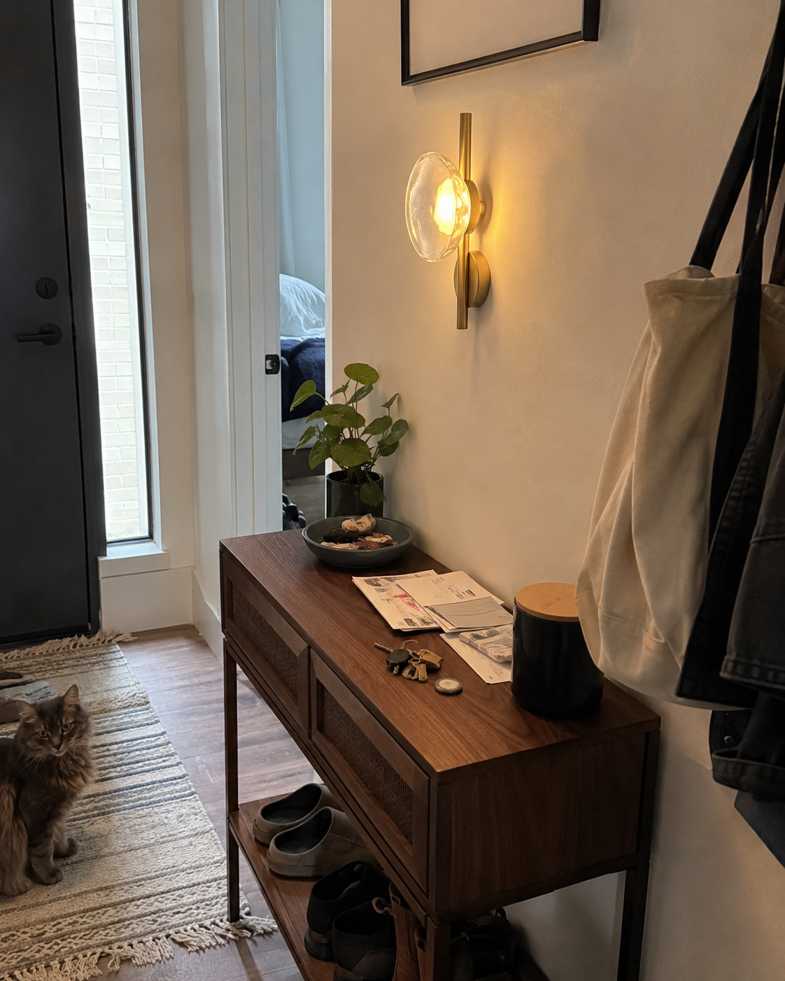 Orbis | Long-Arm Glass Globe Wall Sconce