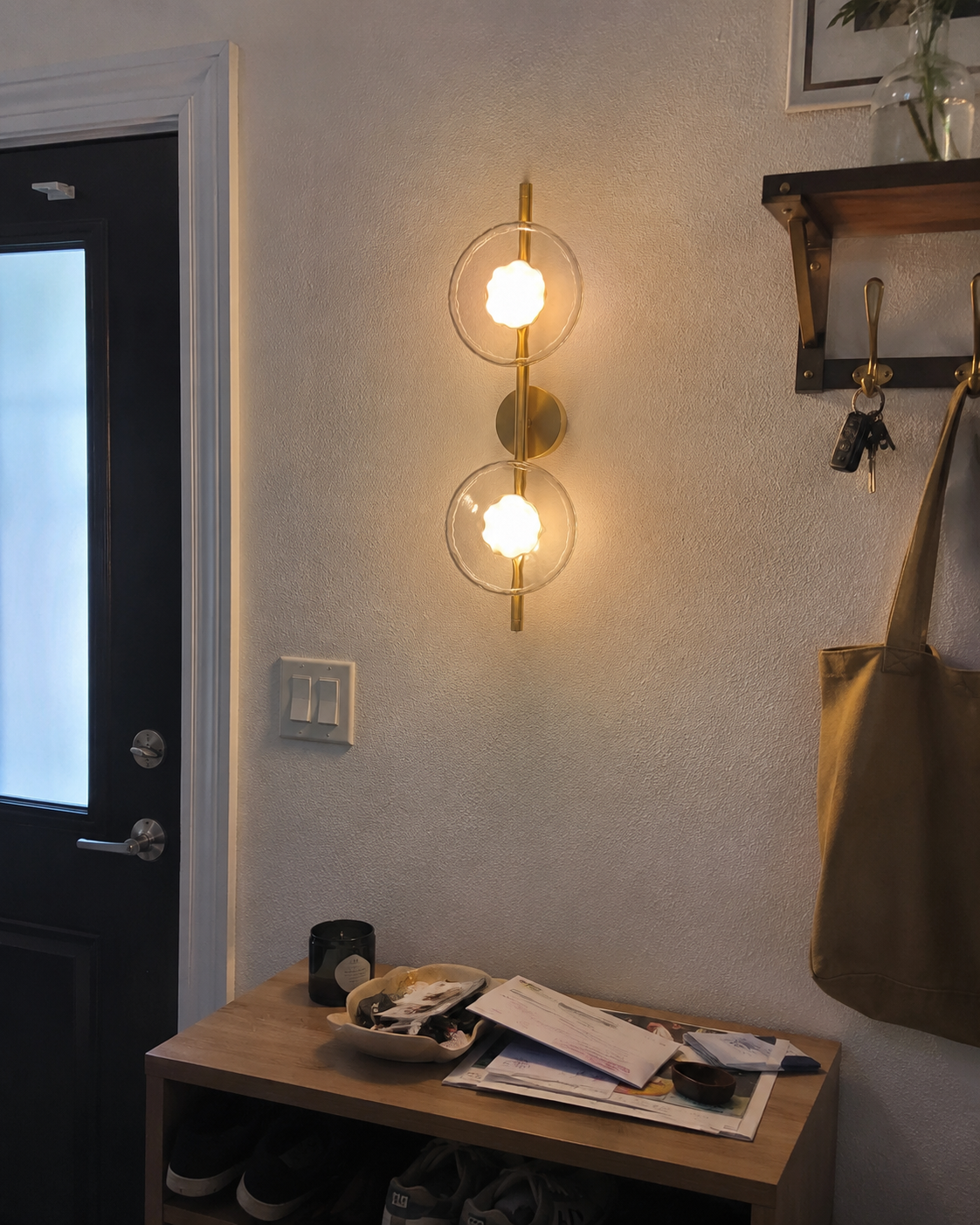 Orbis | Double Glass Globe Wall Sconce