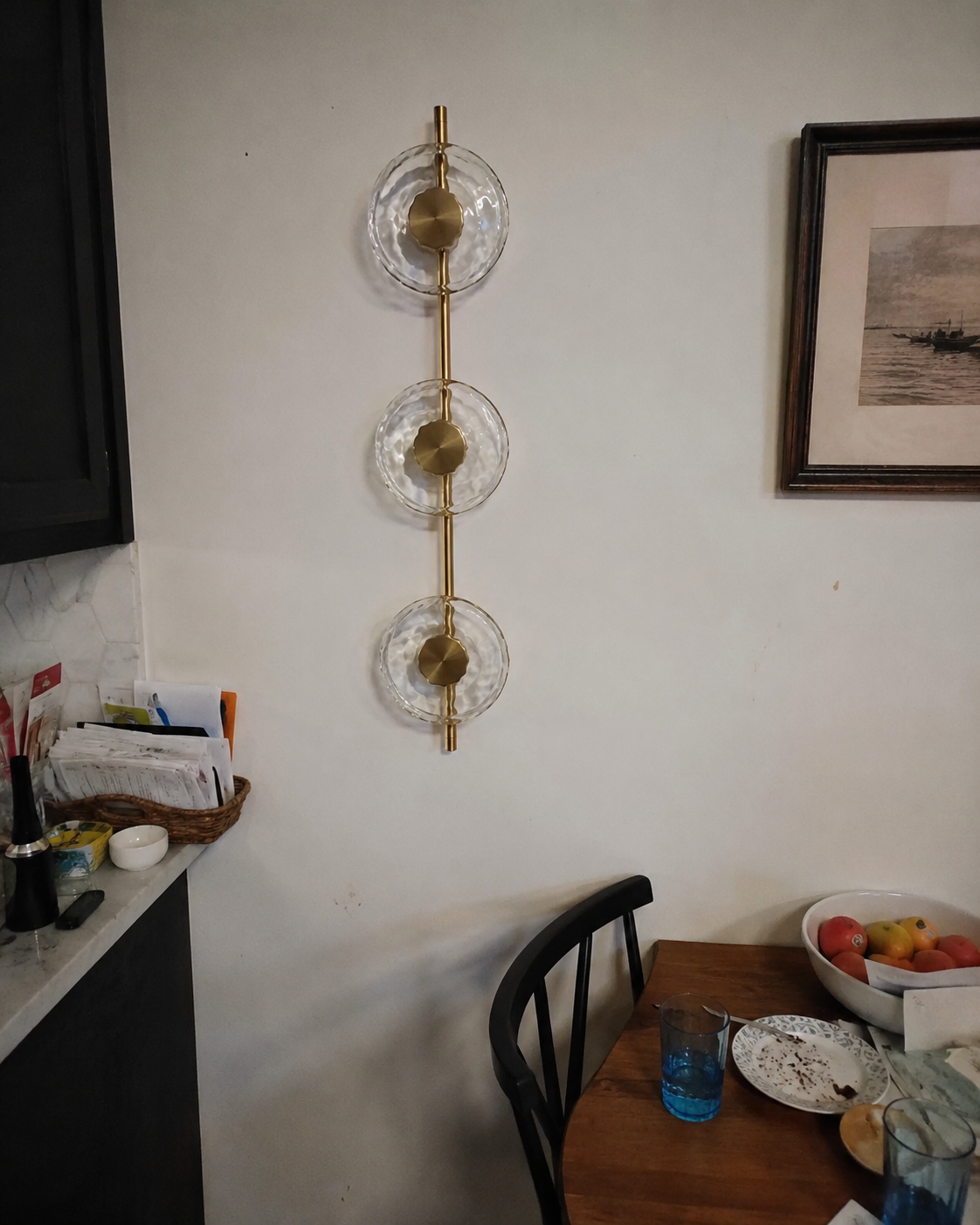 Orbis | Triple Glass Globe Wall Sconce