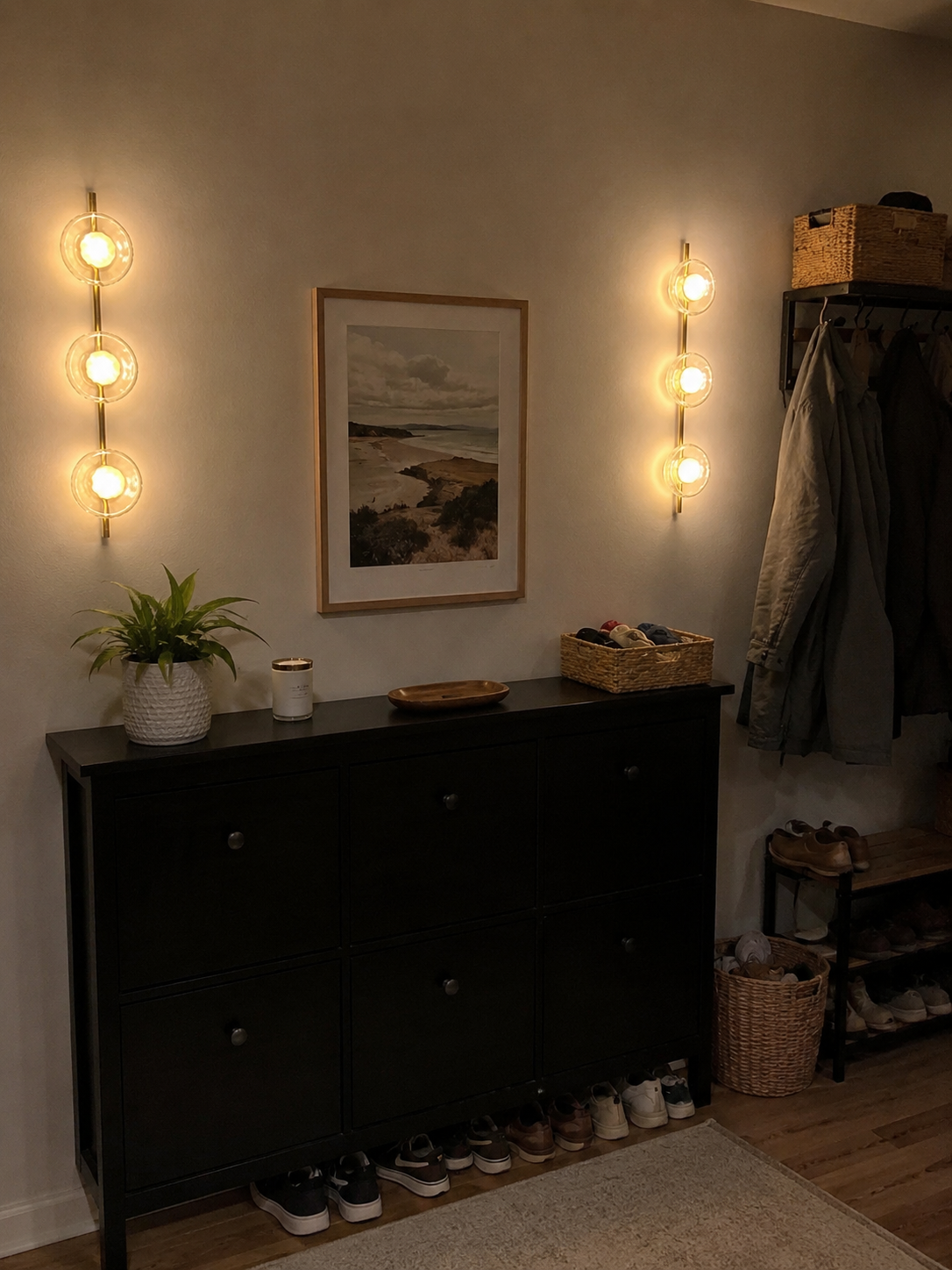 Orbis | Triple Glass Globe Wall Sconce