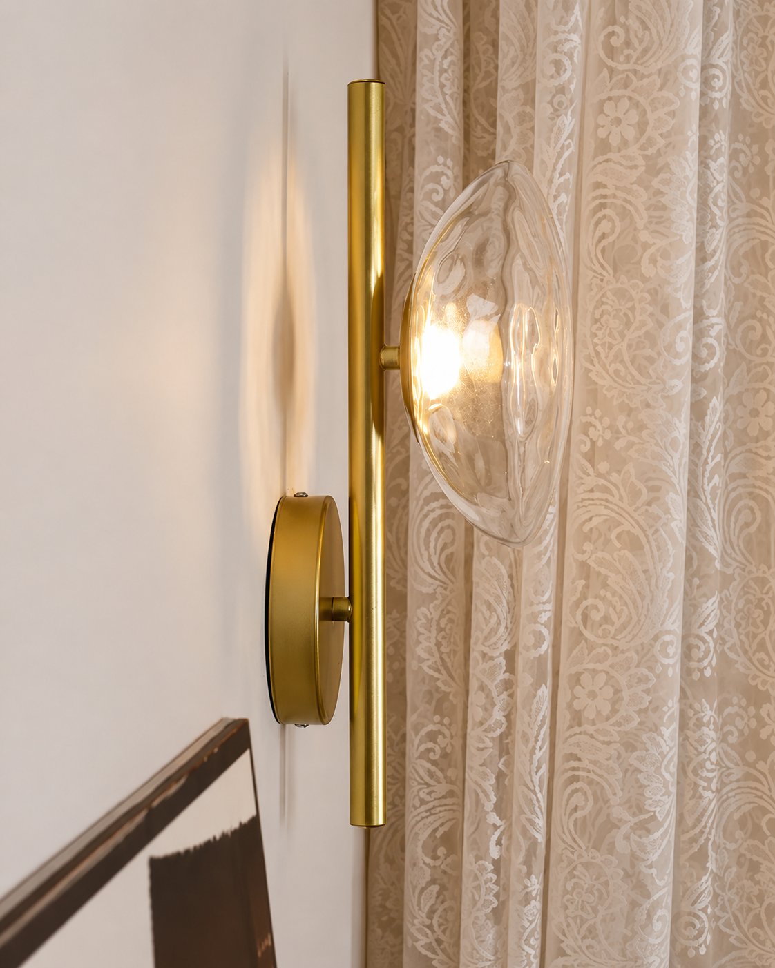 Orbis | Long-Arm Glass Globe Wall Sconce