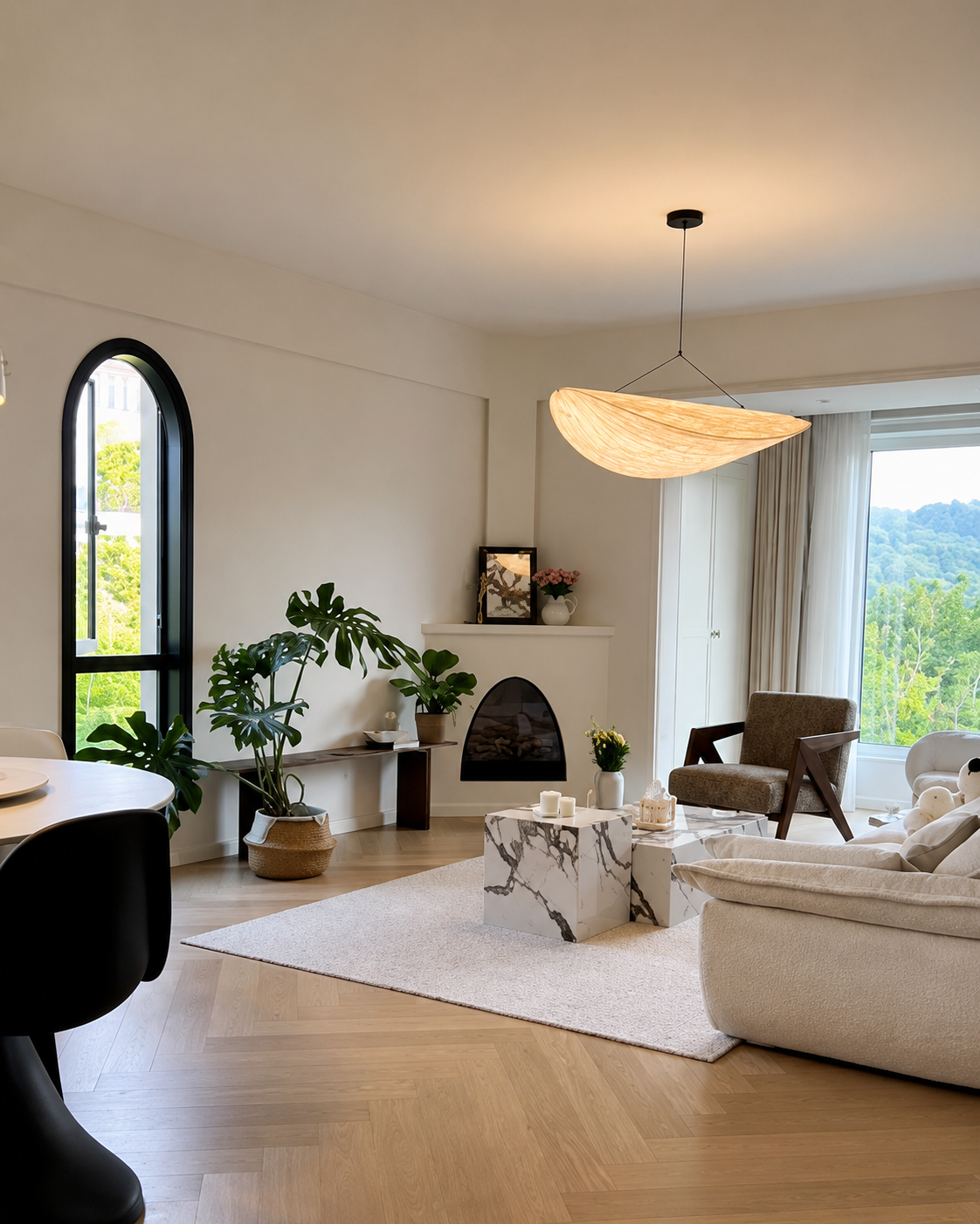 Yuki | Silk Cocoon Pendant Chandelier