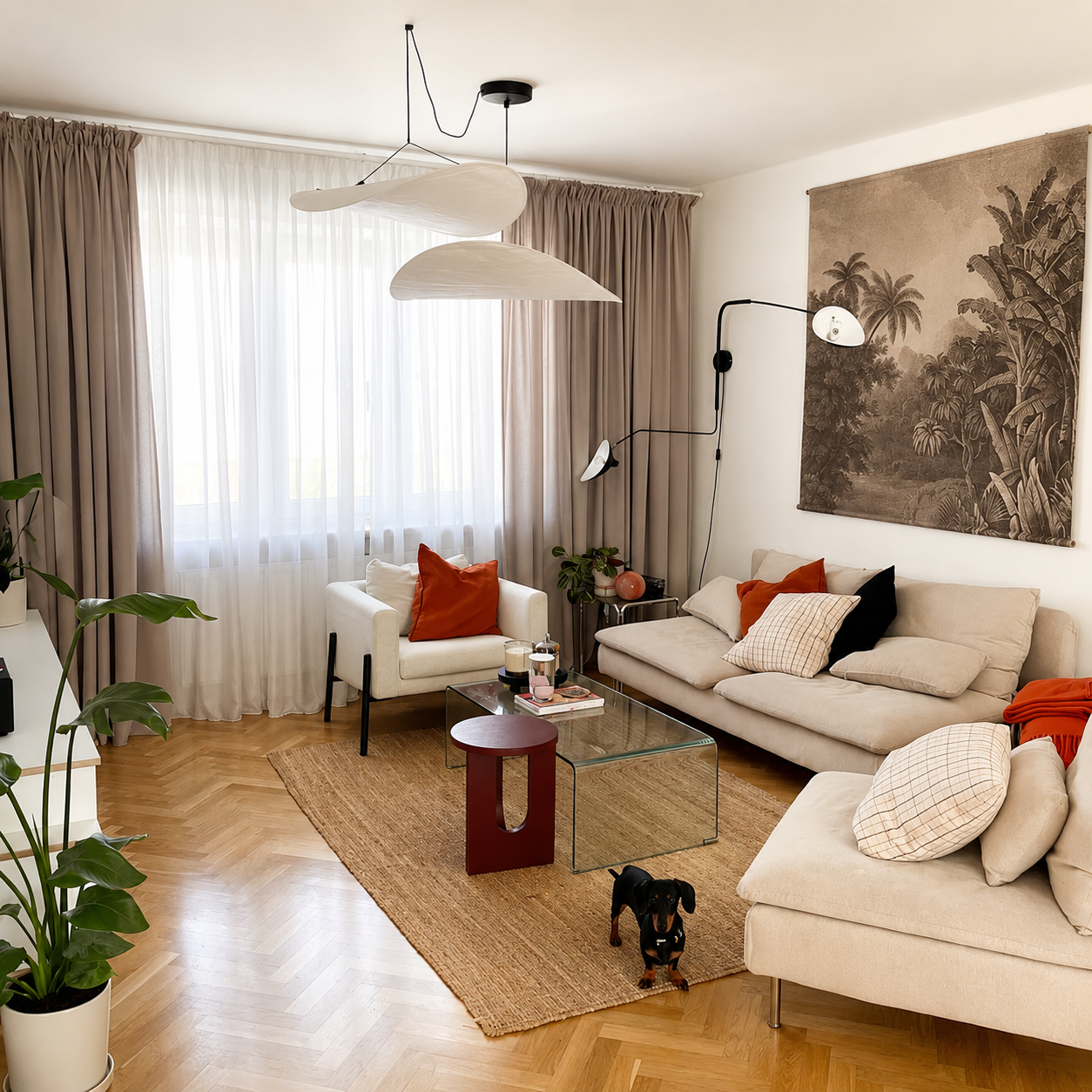 Yuki | Silk Cocoon Pendant Chandelier