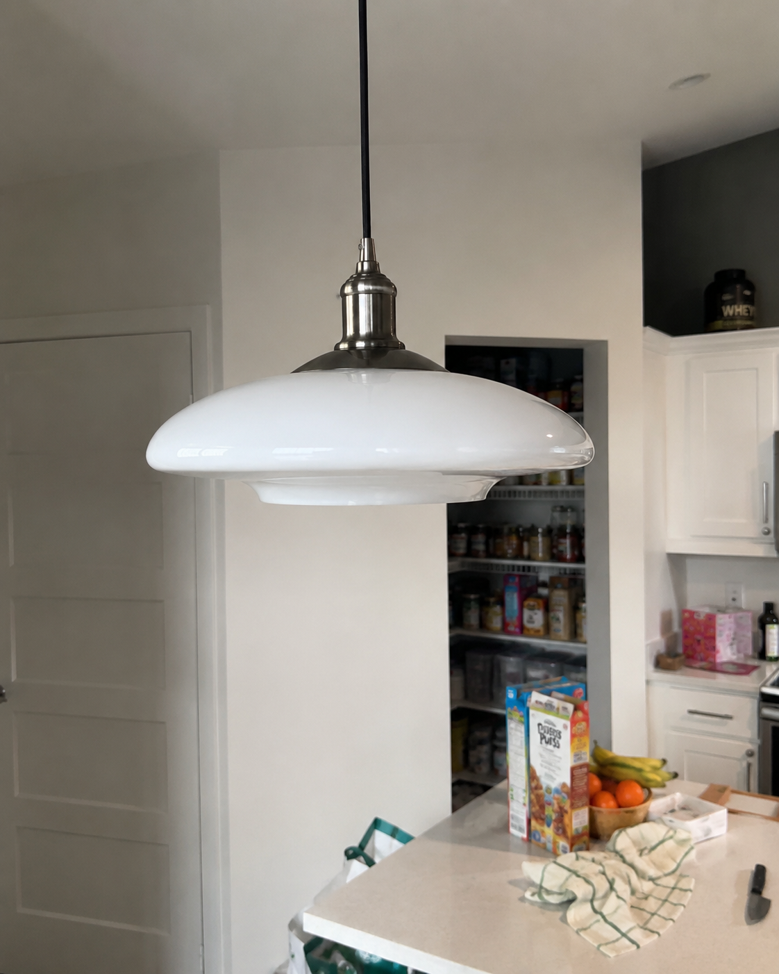 Opal | Milky Glass Globe Chandelier