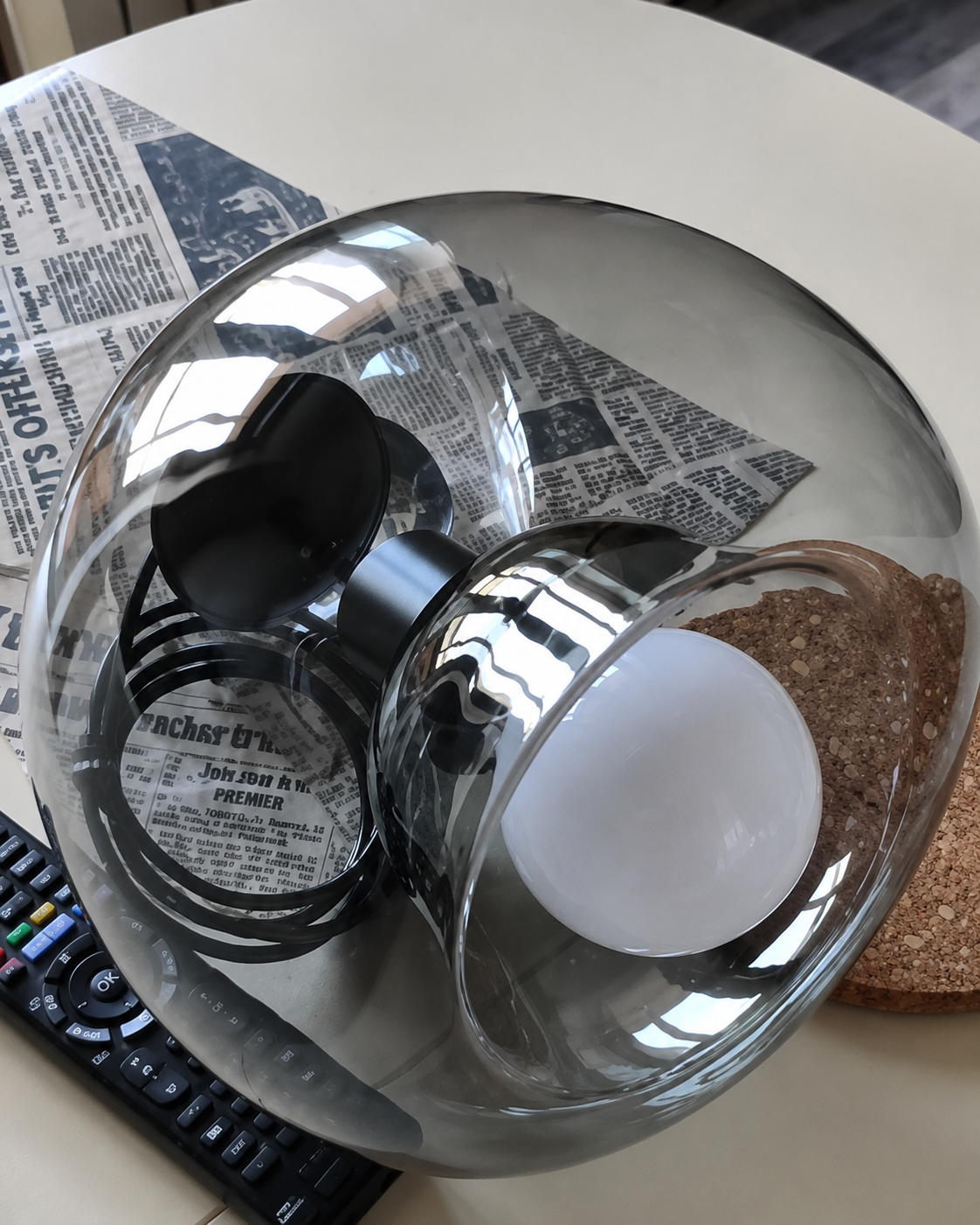 Mist | Glass Globe Pendant Light
