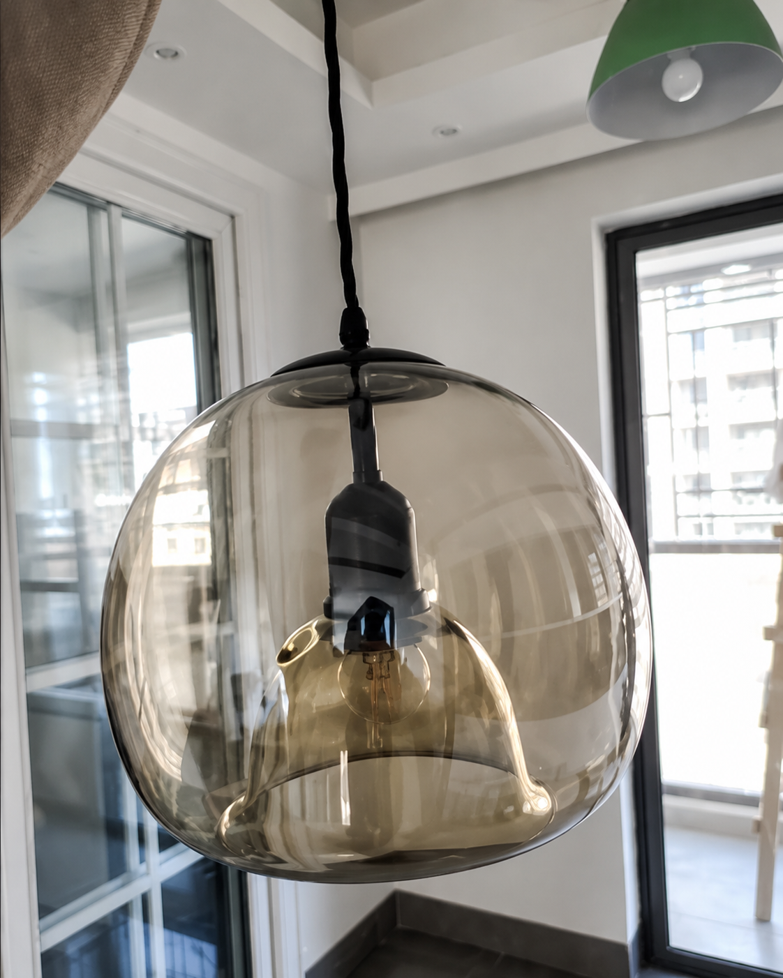 Mist | Glass Globe Pendant Light