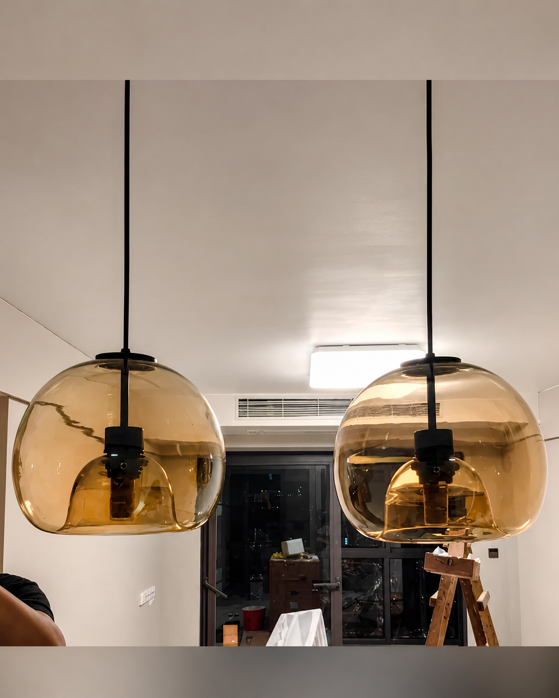 Mist | Glass Globe Pendant Light