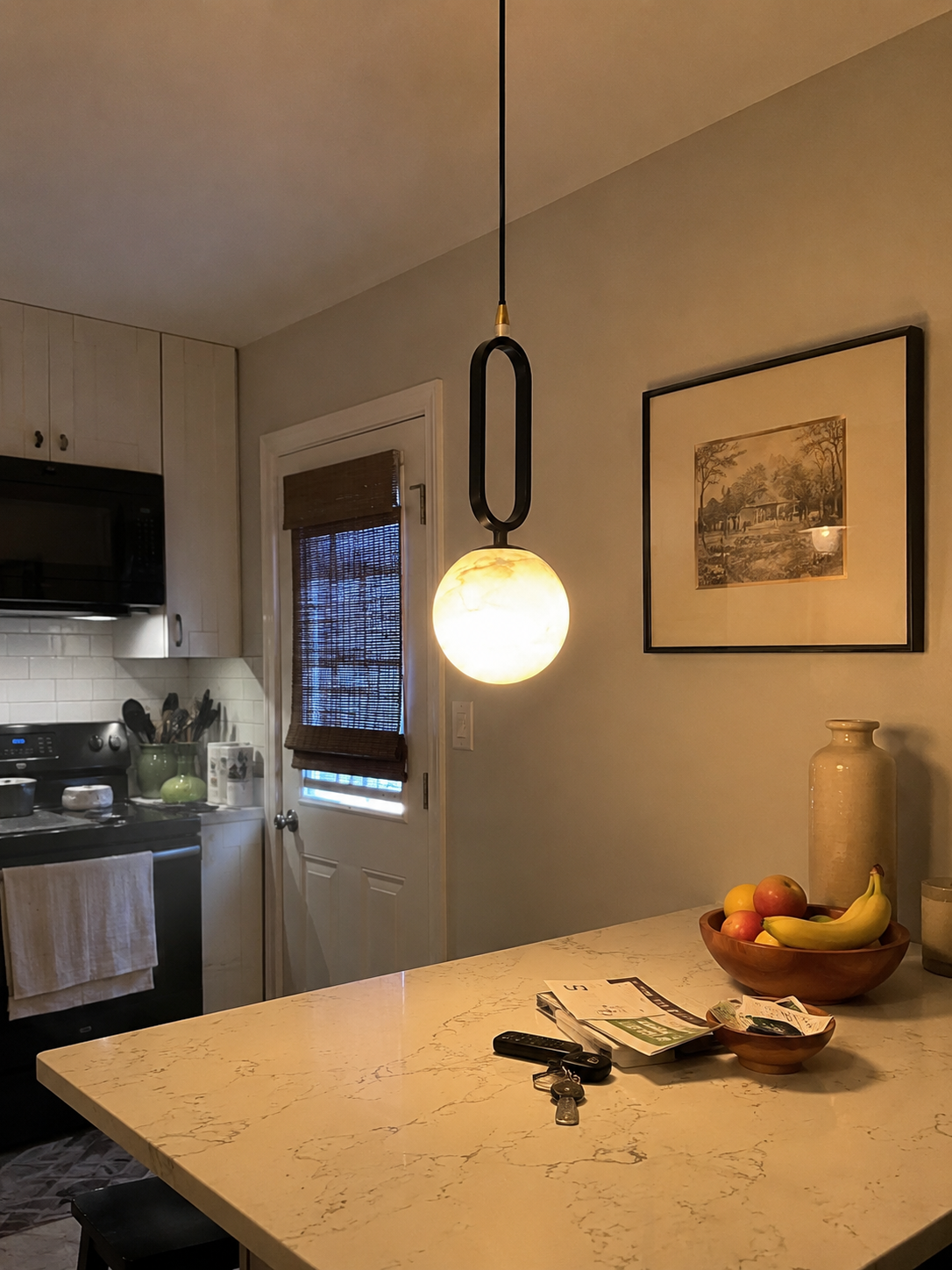 Circa | Marble Disc Wall Sconce