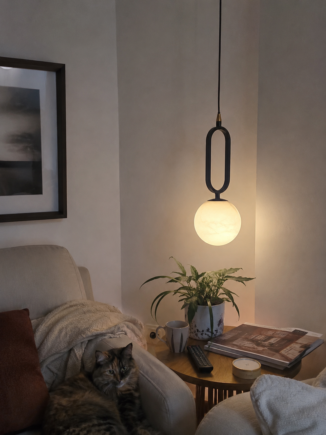 Circa | Marble Disc Wall Sconce