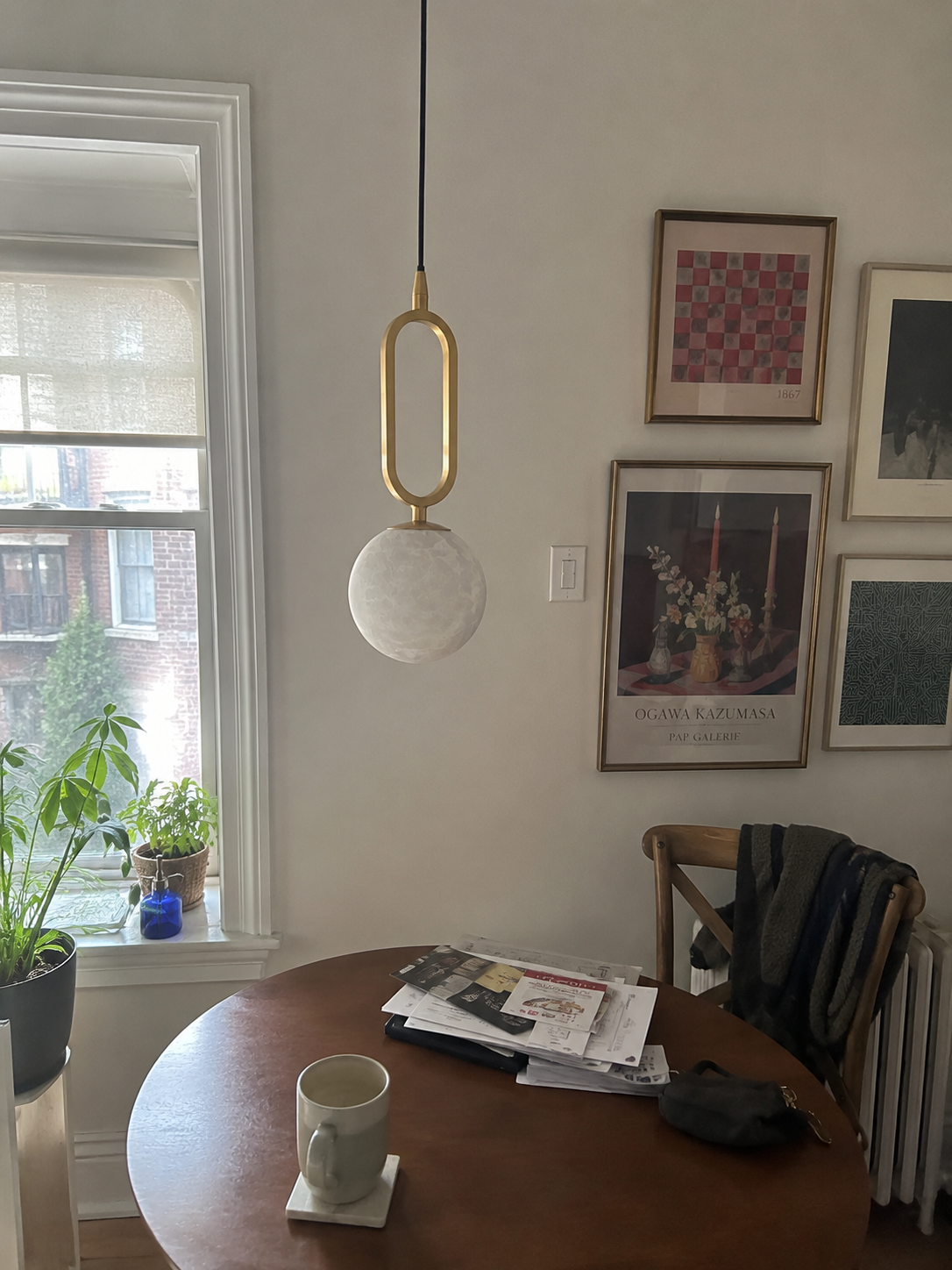 Circa | Marble Disc Wall Sconce