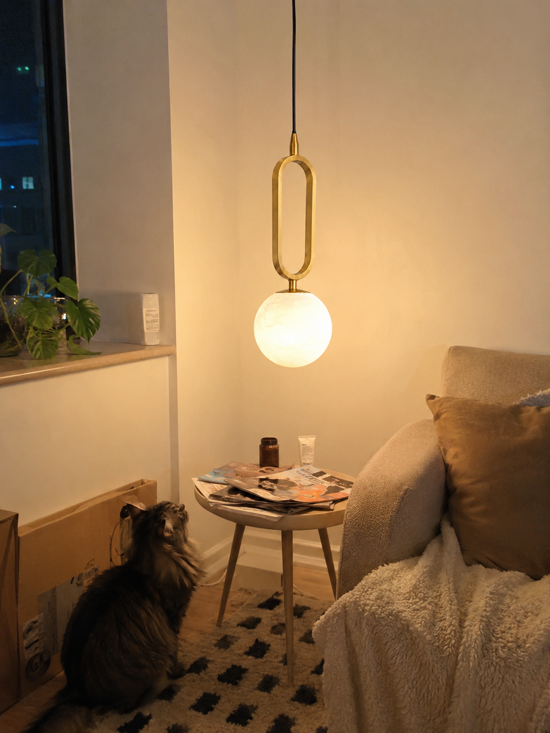Circa | Marble Disc Wall Sconce