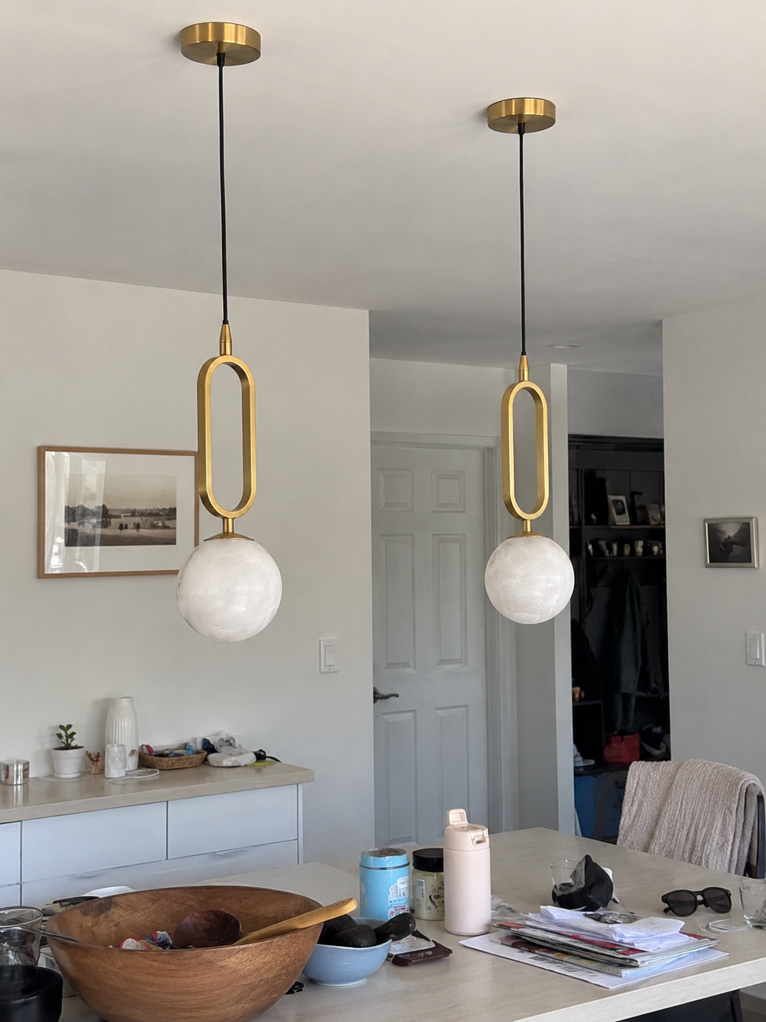 Circa | Marble Disc Wall Sconce