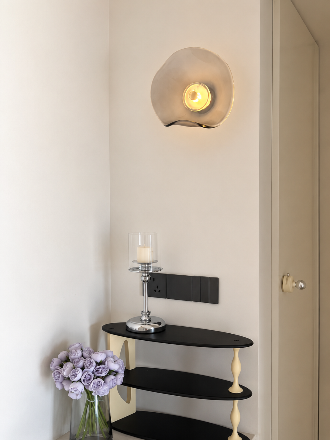Amara | Organic Glass Wall Sconce