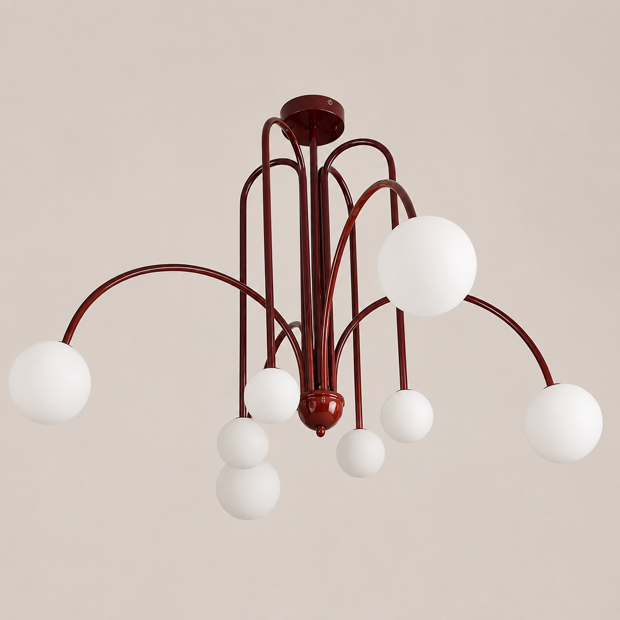Comet | Glass Globe Cluster Chandelier