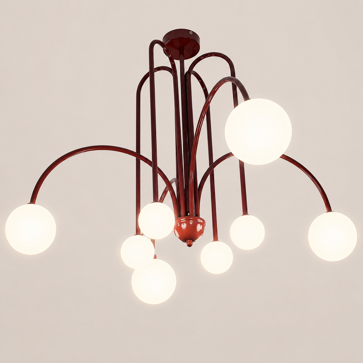 Comet | Glass Globe Cluster Chandelier