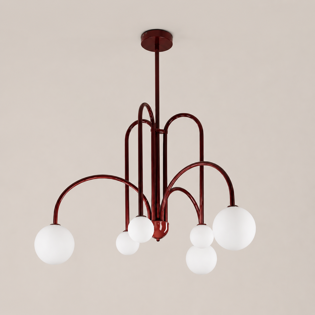 Comet | Glass Globe Cluster Chandelier