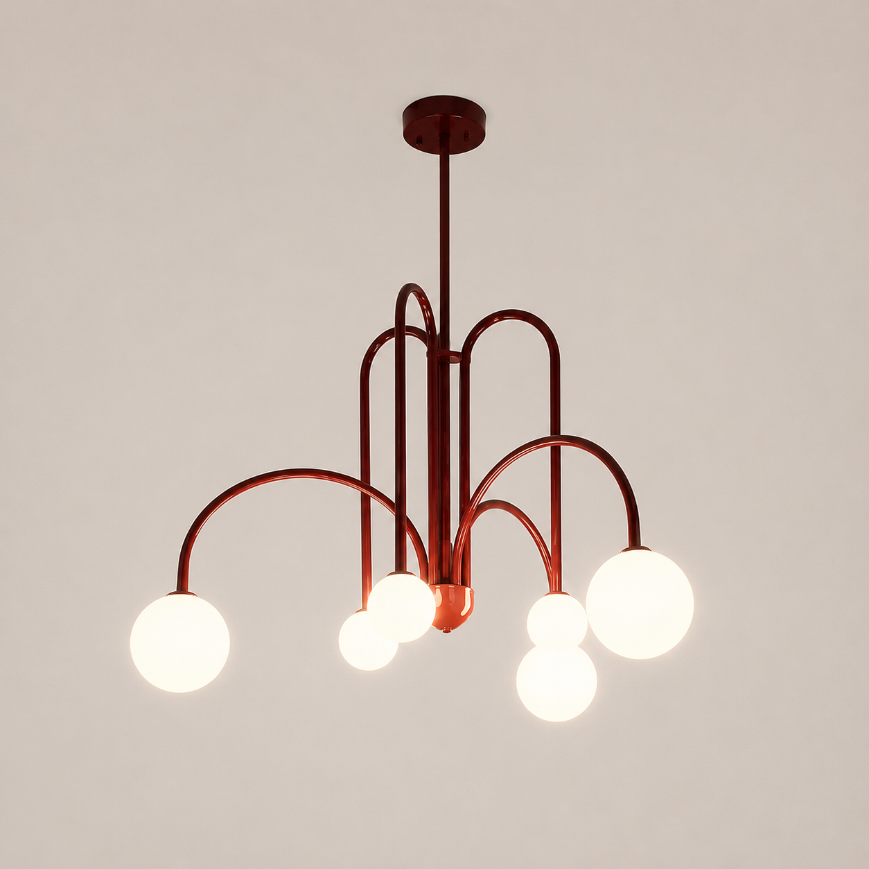 Comet | Glass Globe Cluster Chandelier