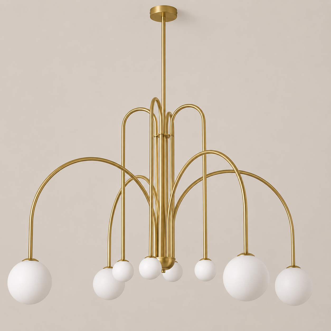 Comet | Glass Globe Cluster Chandelier