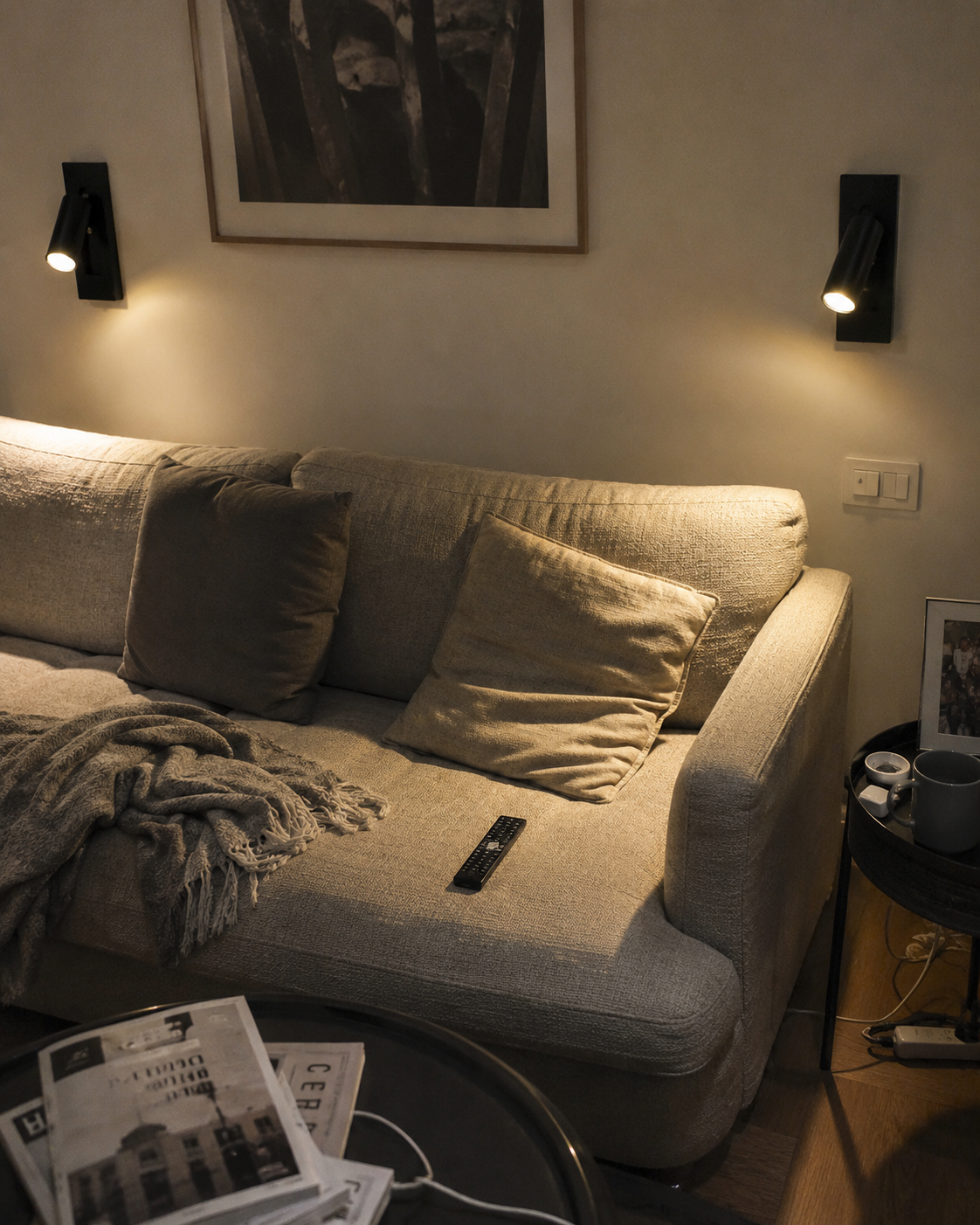 Cache | Recessed Reading Wall Light