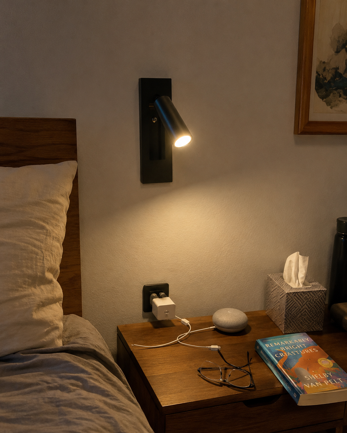 Cache | Recessed Reading Wall Light